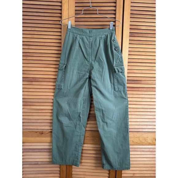 1950s Vintage Womens Military Cargo Pants - Picture 1 of 5